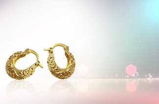 Basket Hoop Earrings