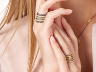 Beaded Stack Rings