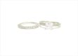 Double Band Pave Engagement Ring