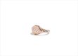 Rose Gold Plated Twisted Mens Ring