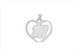 White Gold Plated | Numeric Pendants