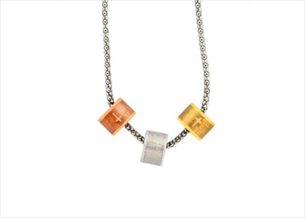 3 Tone Plated | Trilogy Pendants