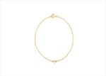 Gold Plated Solitaire Fashion Bracelet