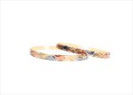 3 Tone Plated | Flat Bangles