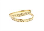 Gold Plated | Half Round Bangles