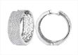 14 KT Micro pave Huggies Earrings