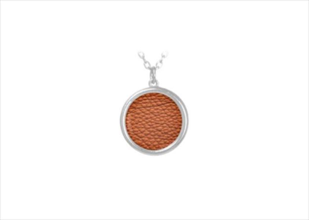 White Gold Plated | Leather Pendants