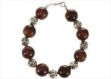 Silver Plated Womens Beaded Bracelet