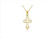 Cut Out Religious Cross Pendant