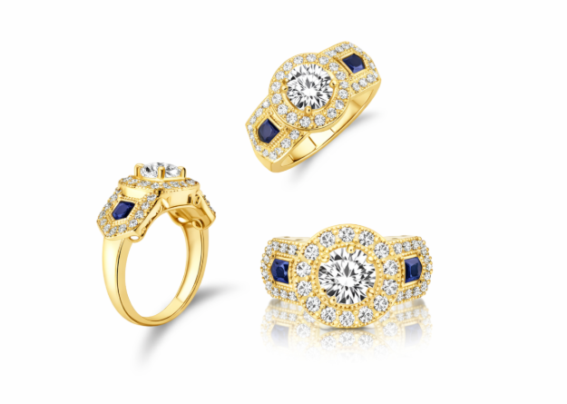 Party Wear Gold Plated Ring