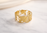Elephant Gold Plated Bangle