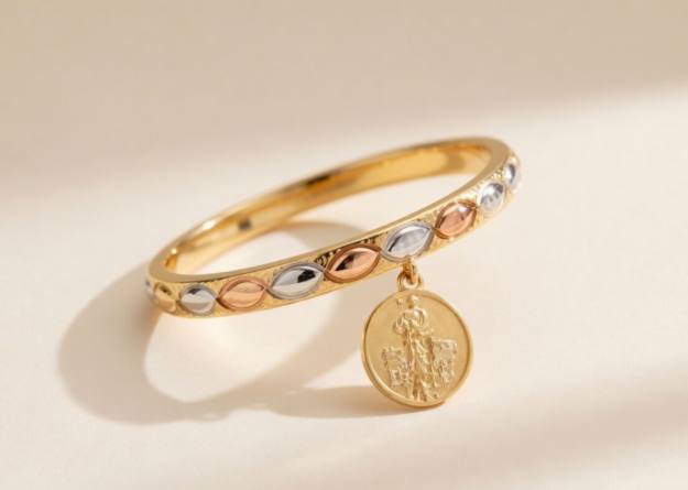 Saint Jude Charm Bangle