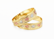 Picture of 3 Tone Plated | Machine Cut Bangles