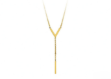 Delicate Alphabet Gold Necklace