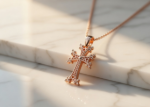 Religious Rose Gold Cross Jewelry