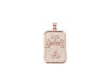 Rose Gold Plated Cross Medallion Pendant