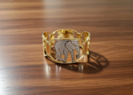 Two Tone Elephant Bracelet