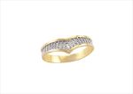 Two Tone Plated Mens Ring