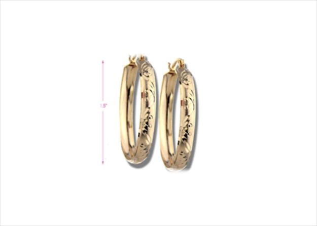 Ethnic Gold Earrings