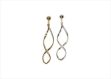 Elegant Dual Tone Earrings