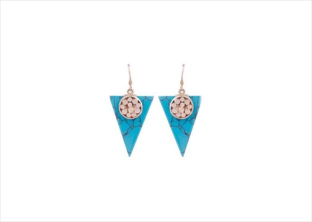 Elegant Dual Tone Earrings
