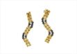 Elegant Dual Tone Earrings