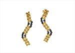 Elegant Dual Tone Earrings