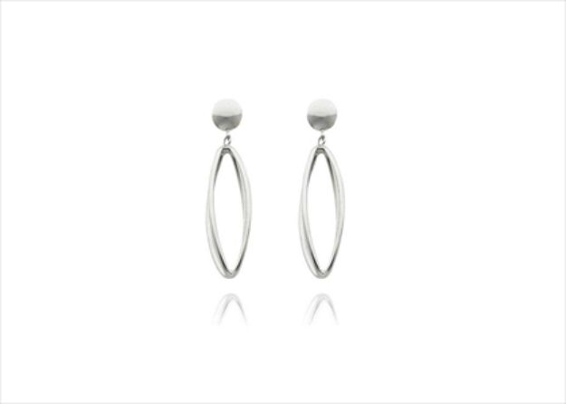 Elegant White Gold Earrings