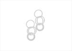Rhodium Plated Earrings