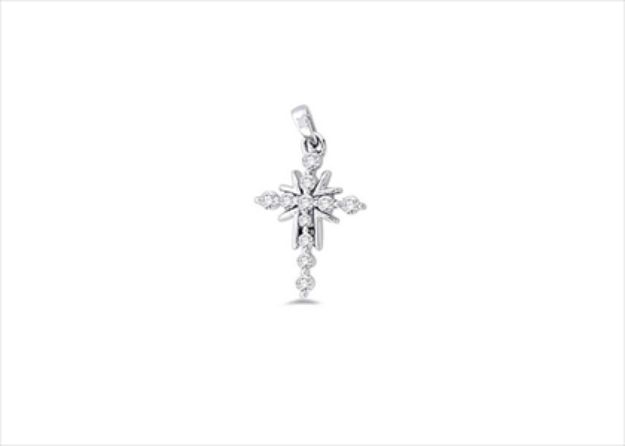 Rhodium Plated | Cross Pendants
