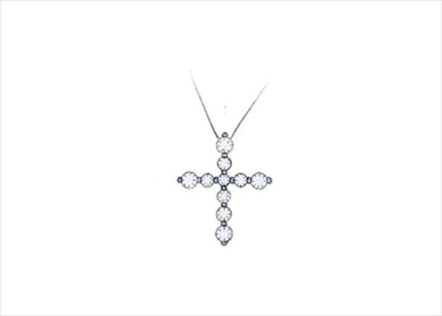 Rhodium Plated | Cross Pendants
