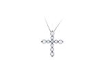 Rhodium Plated | Cross Pendants