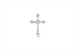 Rhodium Plated | Cross Pendants