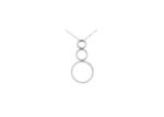 Rhodium Plated | Journey pendants
