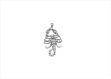 White Gold Plated | Mens Pendants