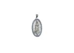 White Gold Plated | Mens Pendants