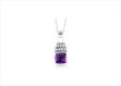 Rhodium Plated | Solitaire Stud Pendants