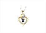 Gold Plated | Solitaire Stud Pendants