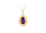 Gold Plated | Solitaire Stud Pendants