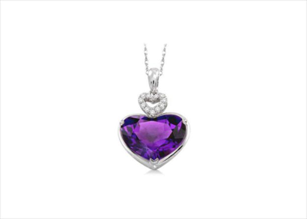 Rhodium Plated | Solitaire Stud Pendants