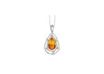 Rhodium Plated | Solitaire Stud Pendants