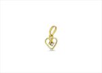 Gold Plated | Solitaire Stud Pendants