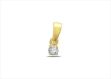 Gold Plated | Solitaire Stud Pendants
