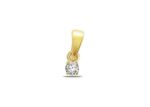 Gold Plated | Solitaire Stud Pendants