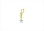 Gold Plated | Solitaire Stud Pendants