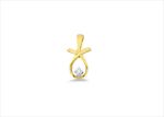 Gold Plated | Solitaire Stud Pendants