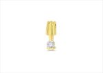 Gold Plated | Solitaire Stud Pendants