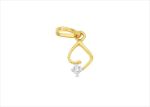 Gold Plated | Solitaire Stud Pendants