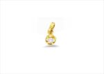 Gold Plated | Solitaire Stud Pendants