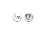 Rhodium Plated | Solitaire Stud Pendants